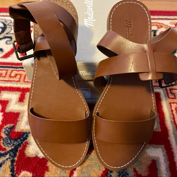 NIB! Madewell Leather Sandals - Picture 8 of 10